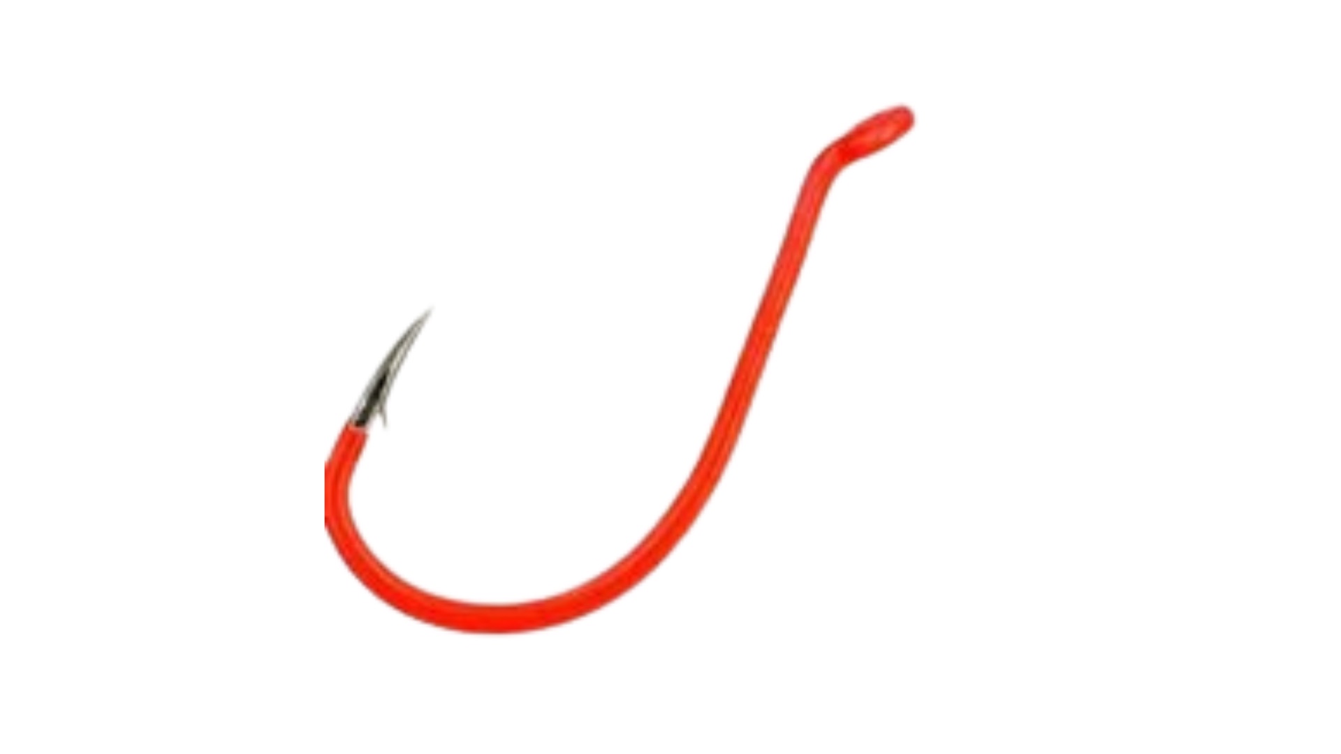 RED-EYE Octopus 2X Hook, Red — Value Packs (25)