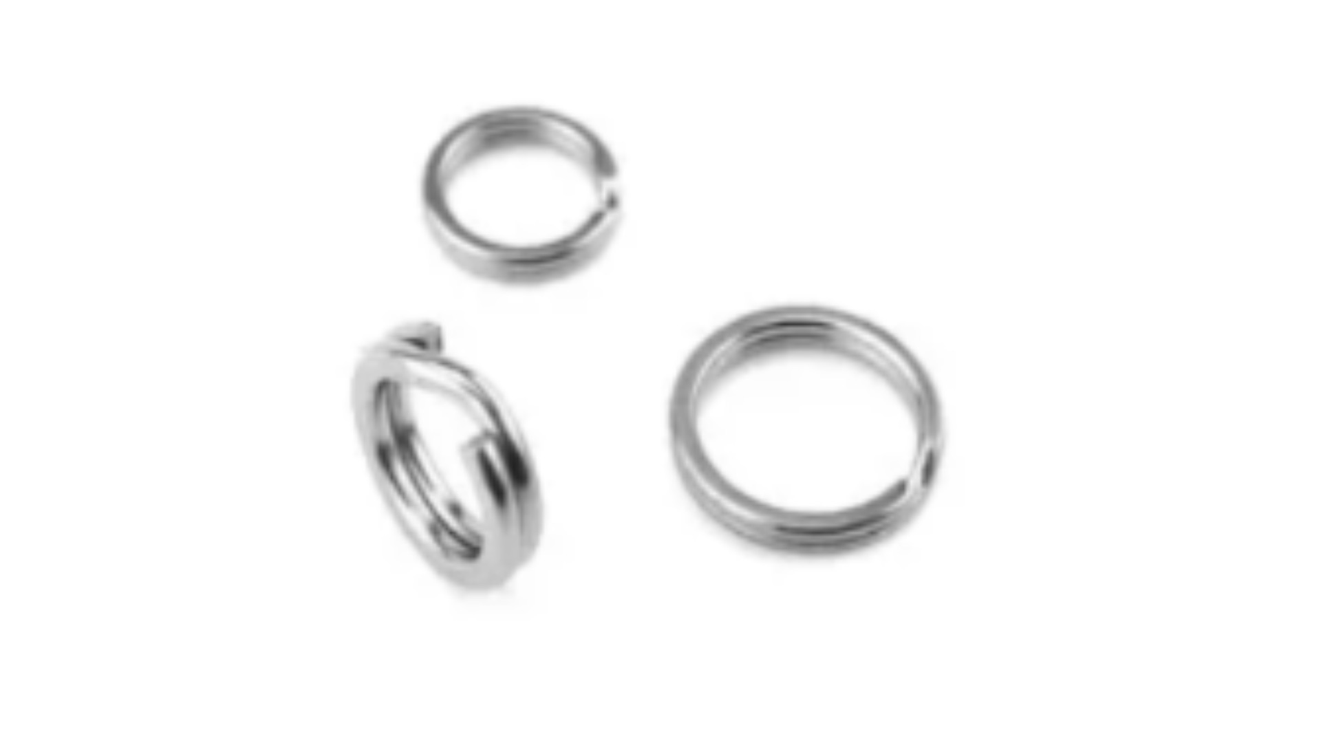 Heavy Duty TITAN Split Rings — Polished Steel (25)